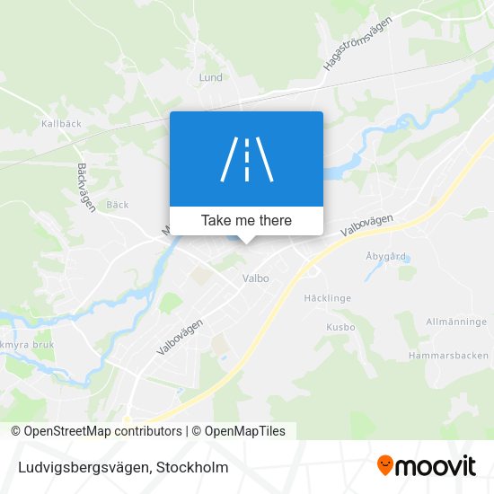 Ludvigsbergsvägen map