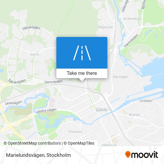 Marielundsvägen map