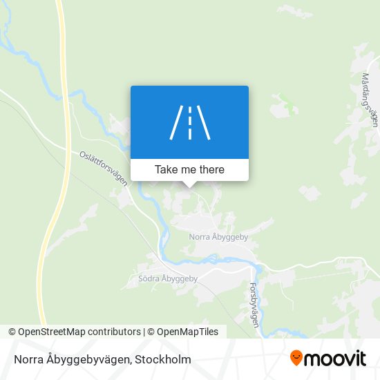 Norra Åbyggebyvägen map