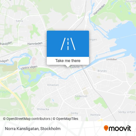 Norra Kansligatan map