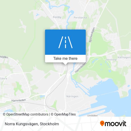 Norra Kungsvägen map