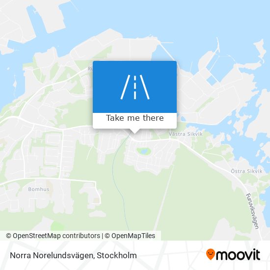 Norra Norelundsvägen map