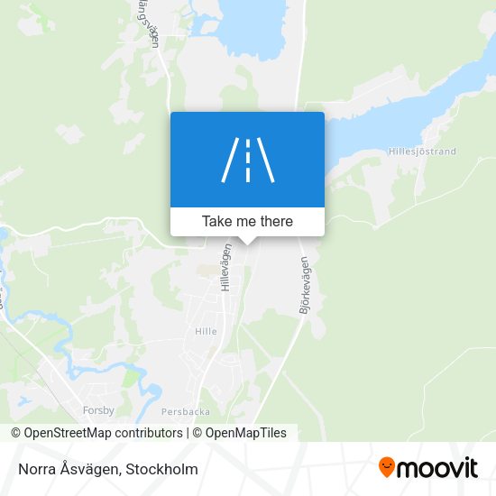 Norra Åsvägen map