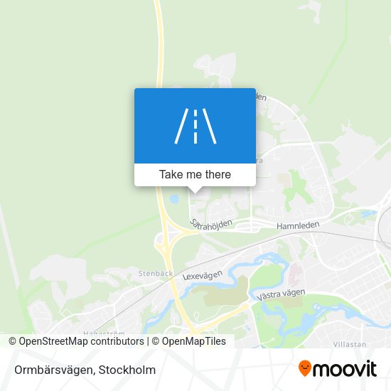 Ormbärsvägen map