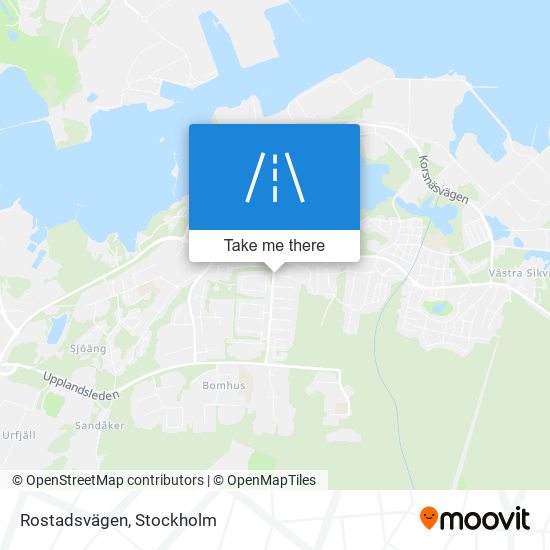 Rostadsvägen map