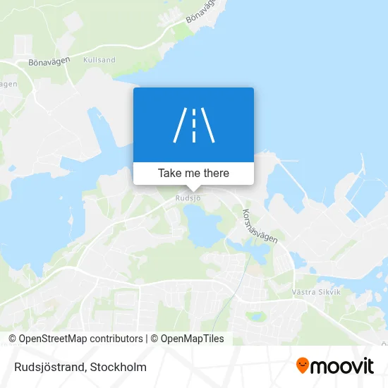 Rudsjöstrand map