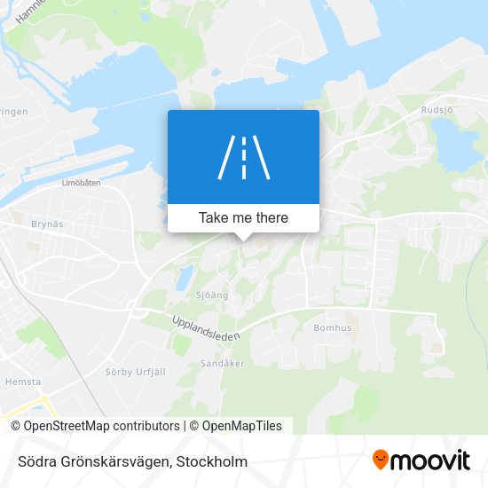 Södra Grönskärsvägen map