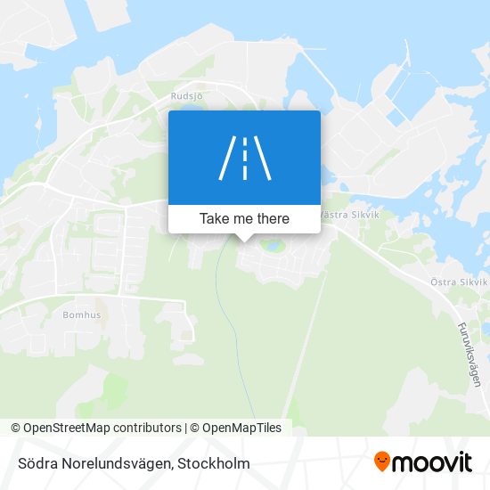 Södra Norelundsvägen map