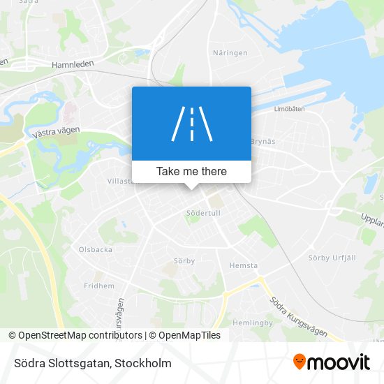 Södra Slottsgatan map