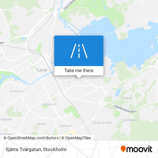 Sjätte Tvärgatan map