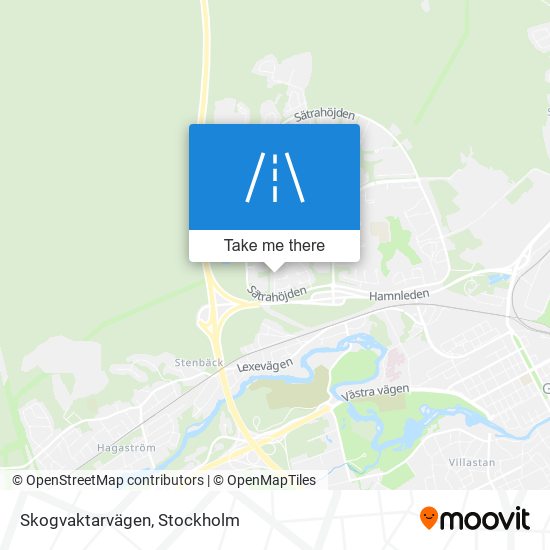 Skogvaktarvägen map