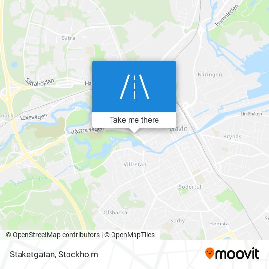 Staketgatan map