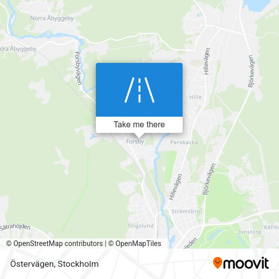 Östervägen map