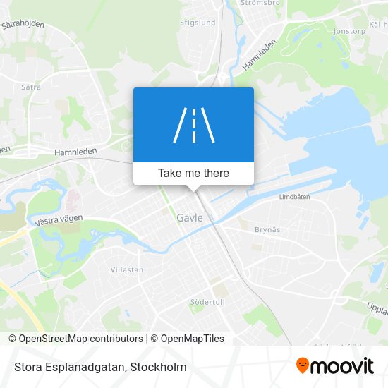 Stora Esplanadgatan map