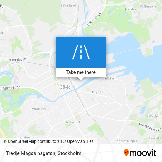 Tredje Magasinsgatan map