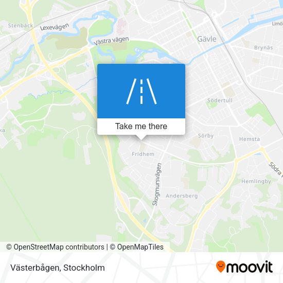Västerbågen map