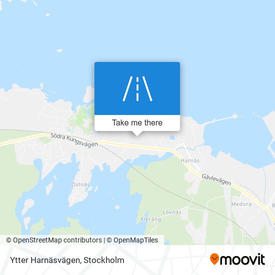 Ytter Harnäsvägen map