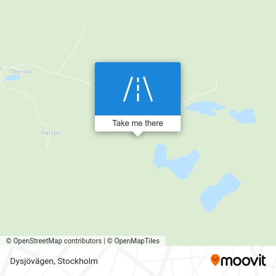 Dysjövägen map