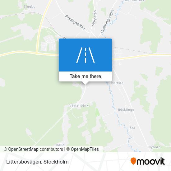 Littersbovägen map