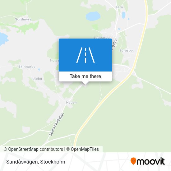 Sandåsvägen map