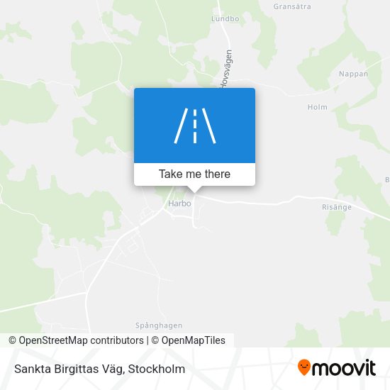Sankta Birgittas Väg map