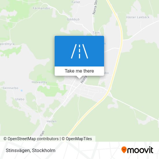 Stinsvägen map