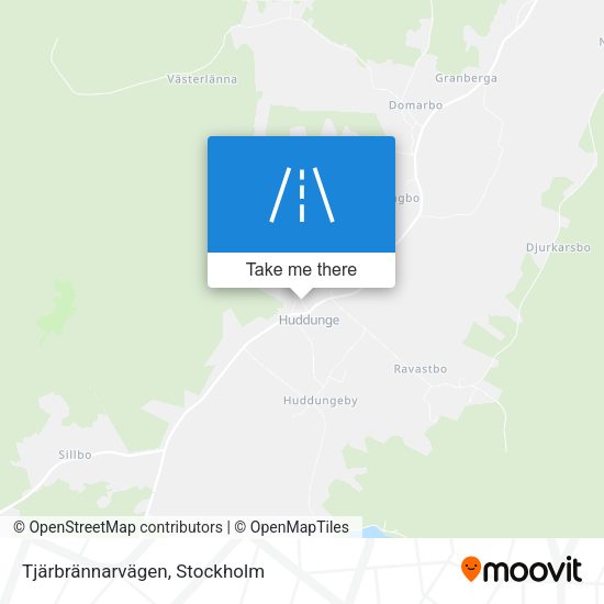 Tjärbrännarvägen map