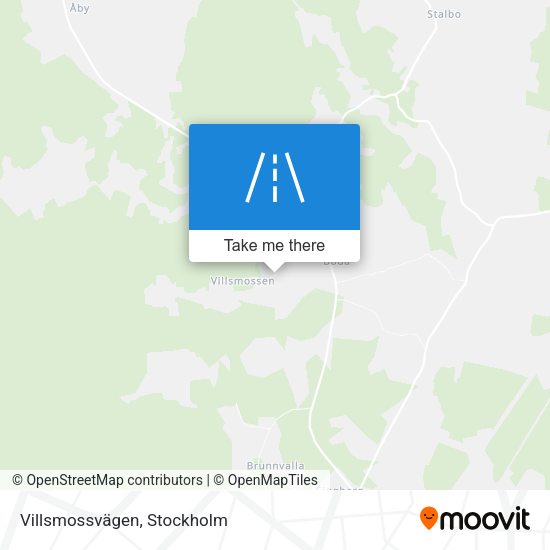 Villsmossvägen map
