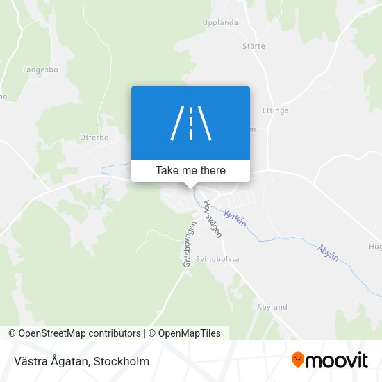 Västra Ågatan map