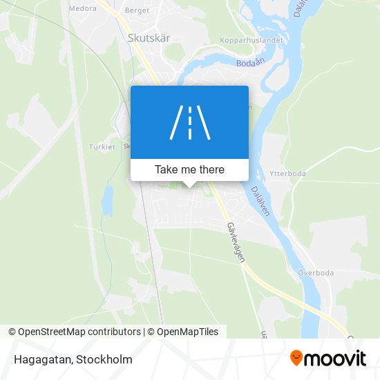 Hagagatan map