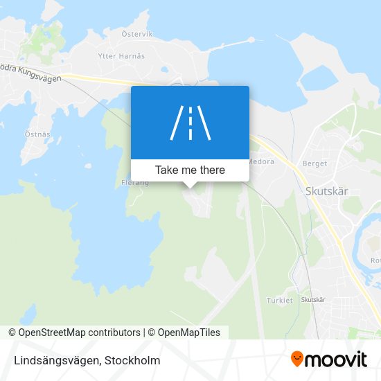 Lindsängsvägen map