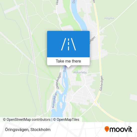 Öringsvägen map