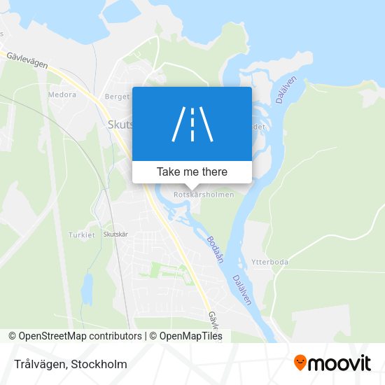 Trålvägen map