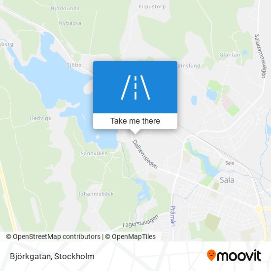 Björkgatan map