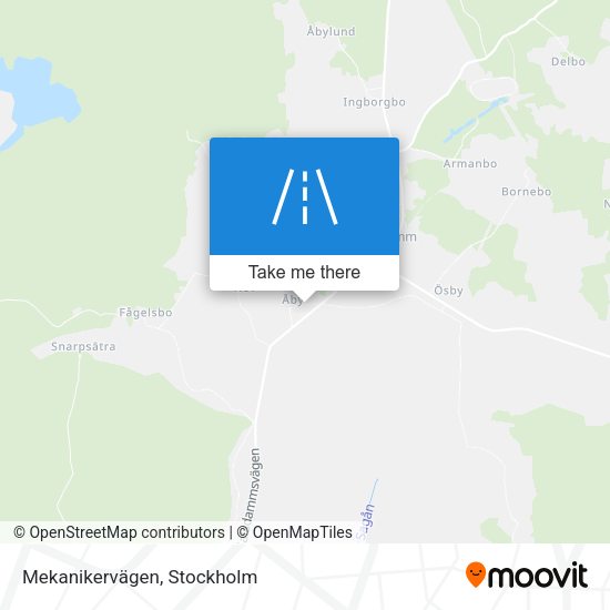 Mekanikervägen map