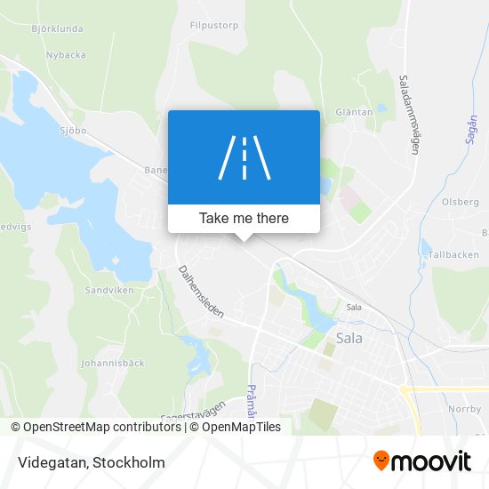 Videgatan map