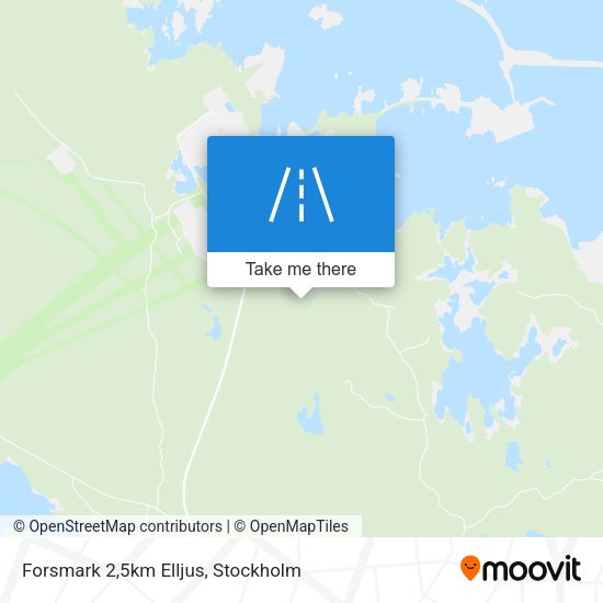 Forsmark 2,5km Elljus map