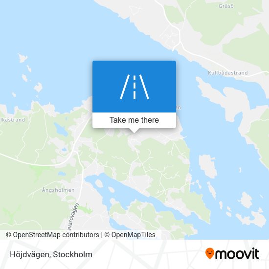 Höjdvägen map
