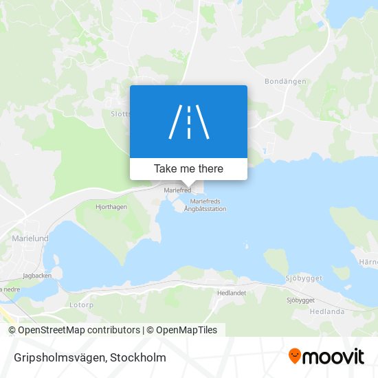 Gripsholmsvägen map