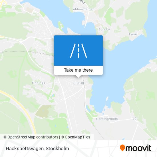 Hackspettsvägen map