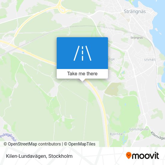 Kilen-Lundavägen map