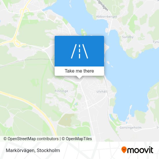 Markörvägen map