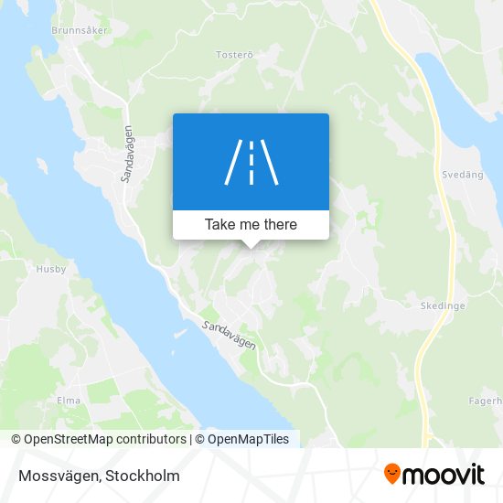 Mossvägen map