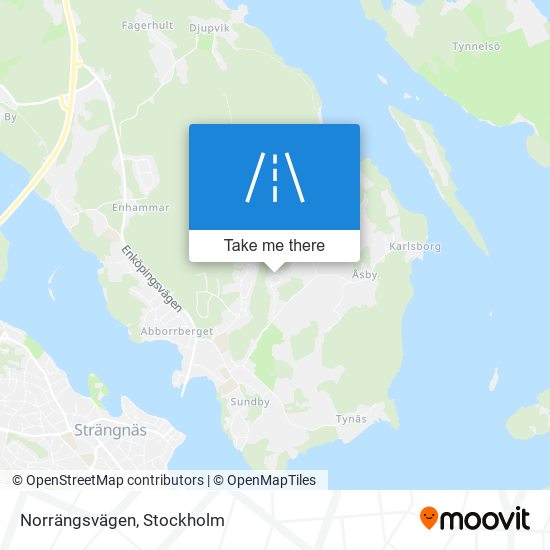 Norrängsvägen map