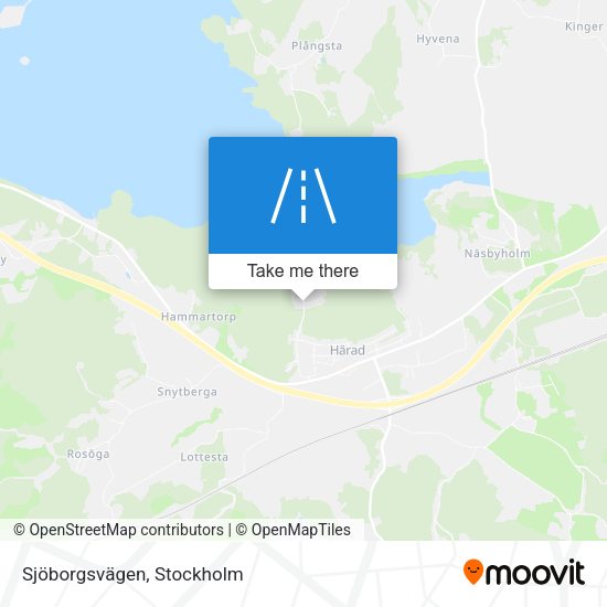 Sjöborgsvägen map