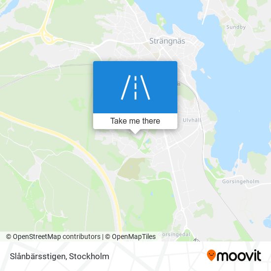 Slånbärsstigen map