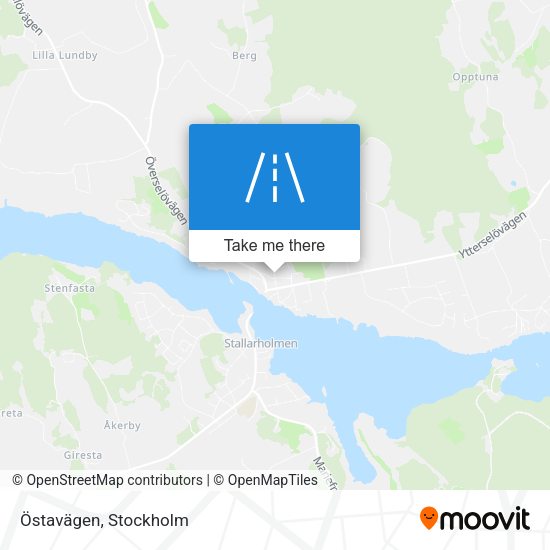 Östavägen map