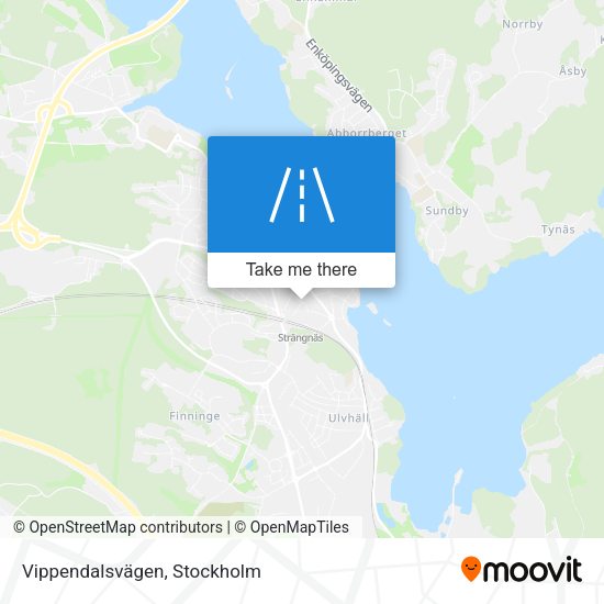 Vippendalsvägen map