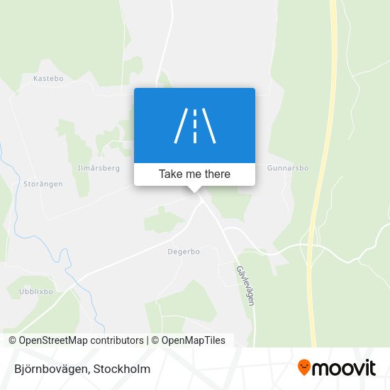 Björnbovägen map