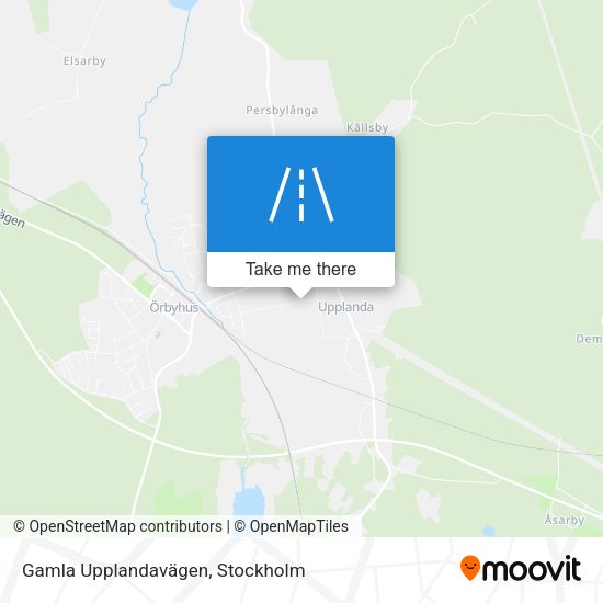 Gamla Upplandavägen map